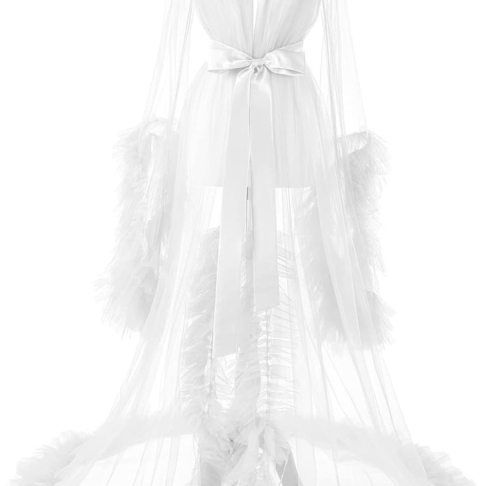 White robe- bridal, maternity